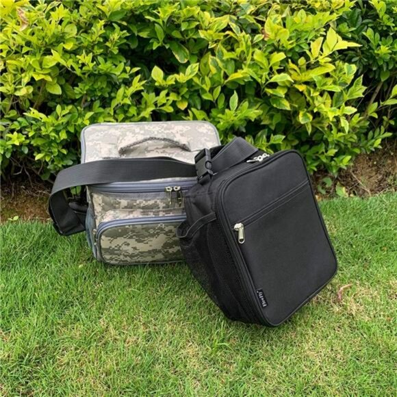 Kids Insulated Lunch Box Small Soft Cooler Bag for School Snacks Travel - Picture 7 of 8